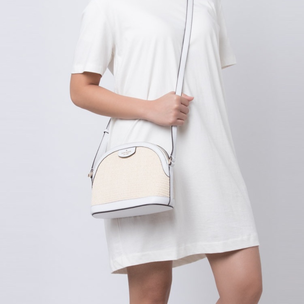 RARE Green Kate Spade Wicker Crossbody